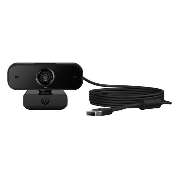 HP 430 FHD Webcam, 2MP, Portable Plug-and-Play Webcam with Dual mics and auto Adjustment - 1