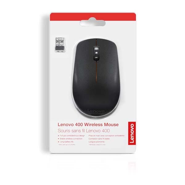 Lenovo 400 Wireless 1200DPI Optical Sensor Mouse - 4