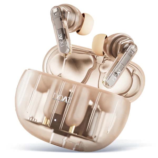 boAt Airdopes 191 ANC, 32dB ANC TWS Ear Buds Wireless Earphones with mic (Pellucid Orange)