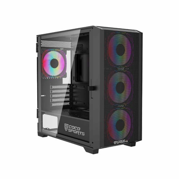 Coconut Rampage Elite Mesh mATX Gaming Cabinet - 1