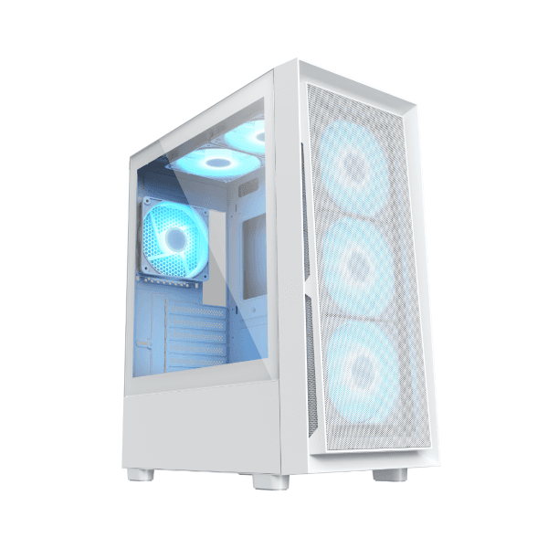 Coconut Rampage 3000D Gaming Cabinet White - 1