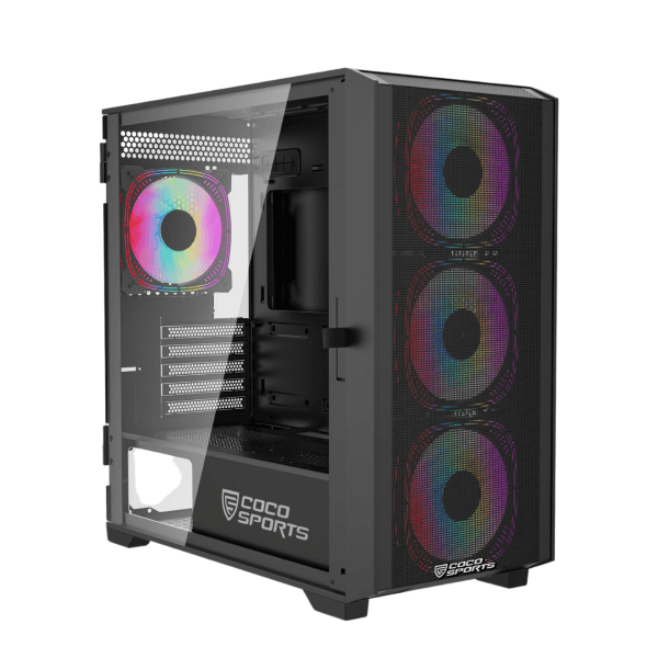 Coconut Rampage Elite mATX RGB Gaming Cabinet - 1