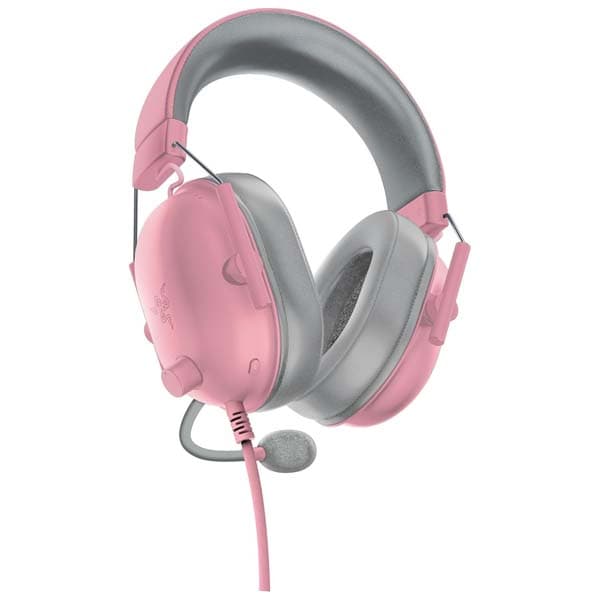 Razer BlackShark V2 X Xbox Gaming Headset: 50mm Drivers - Cardioid Mic - Lightweight - Comfortable Noise Isolating Earcups - for Xbox Series X, Series S, PS5, PC, Switch via 3.5mm Jack - Quartz Pink - 3