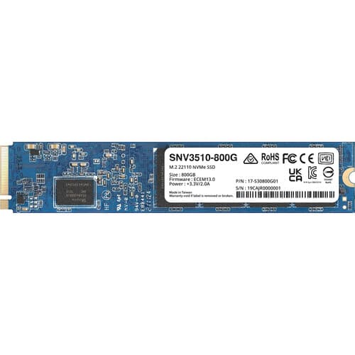 Synology 800GB SNV3510 NVMe M.2 22110 SSD - 1
