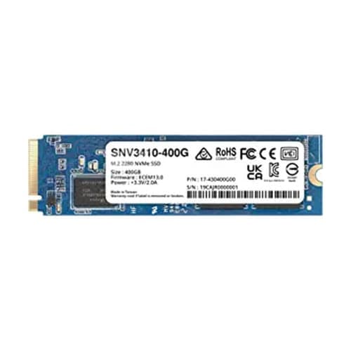 Synology SNV3410 400GB PCIe Gen3 M.2 NVMe Internal SSD (SNV3410-400G) - 1