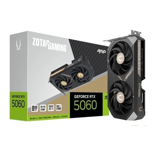 ZOTAC RTX 5060 AMP 8GB GDDR7 Graphics Card - 1