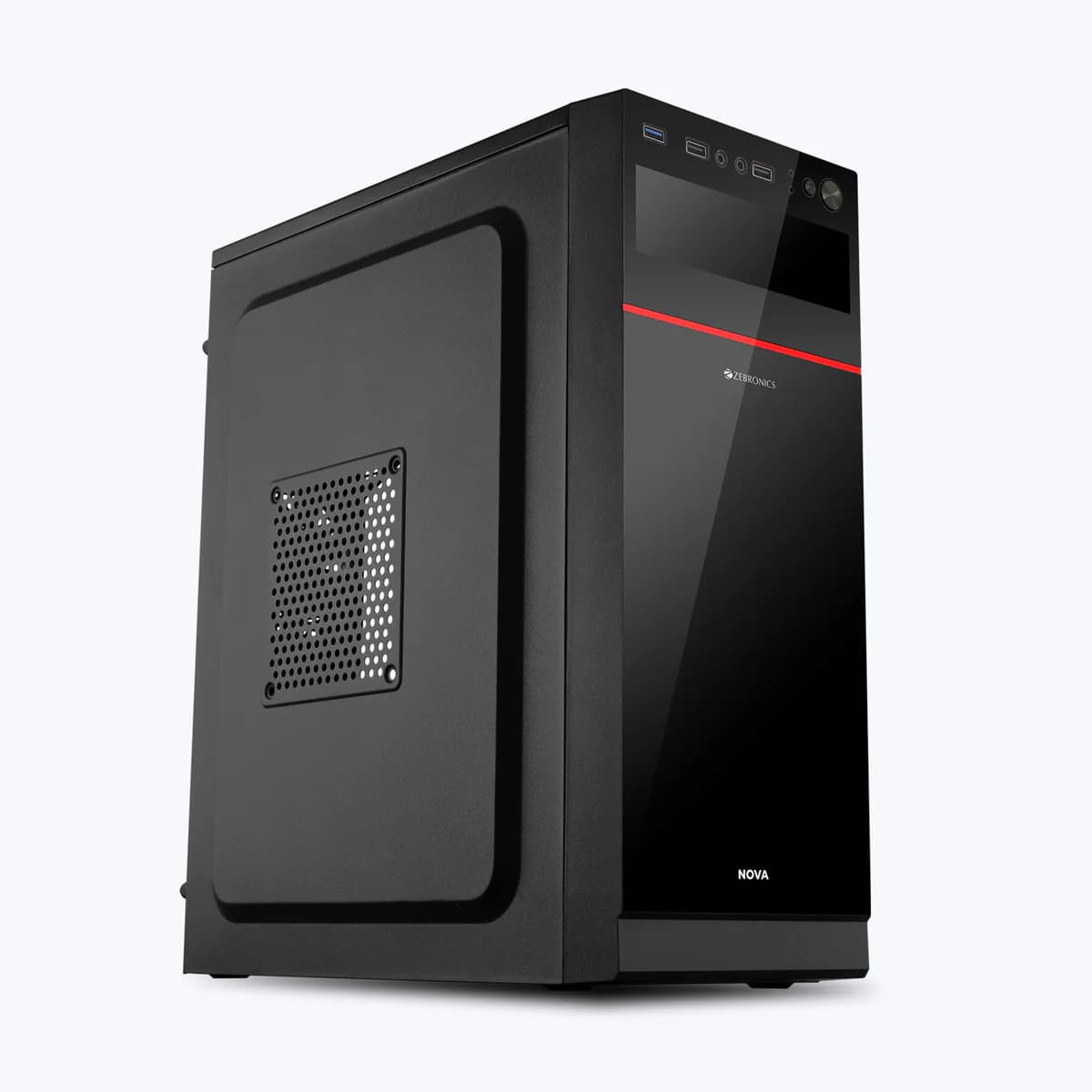 Zebronics Nova Mid Tower Cabinet - 1