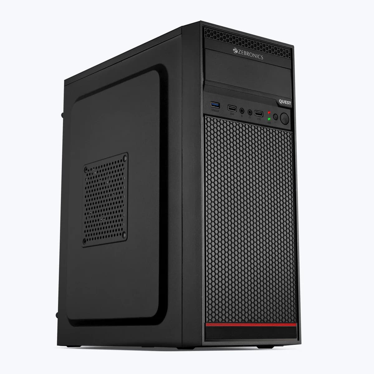 Zebronics Quest Mid Tower Cabinet - 1