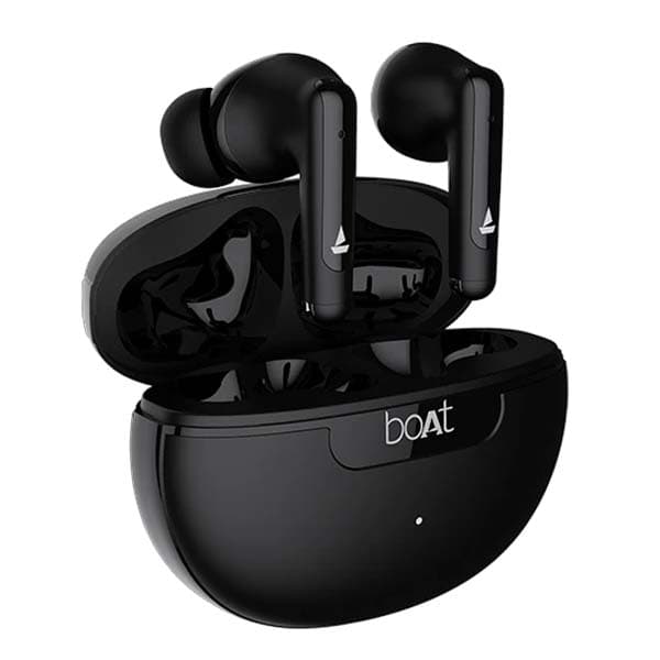 boAt Airdopes 161 ANC TWS Earbuds w/ 32 dB ANC (Black) - 1