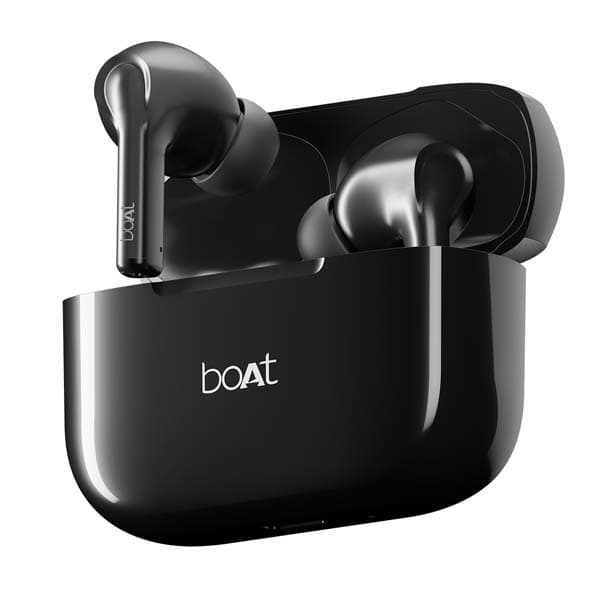 boAt Airdopes 163/161 in Ear Earbuds TWS with 40 HRS Battery (Pebble Black)