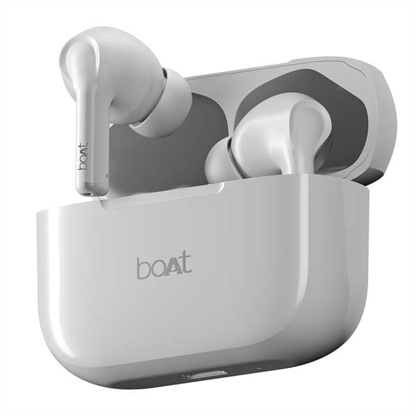 boAt Airdopes 163/161 in Ear Earbuds TWS with 40 HRS Battery (Pearl White) - 1
