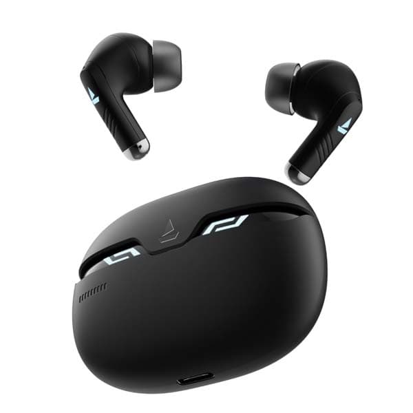 boAt Immortal 101 TWS Earbuds Beastᵀᴹ Mode (40ms Low Latency) ASAP Charge & BTv5.3 (Black Sabre) - 1