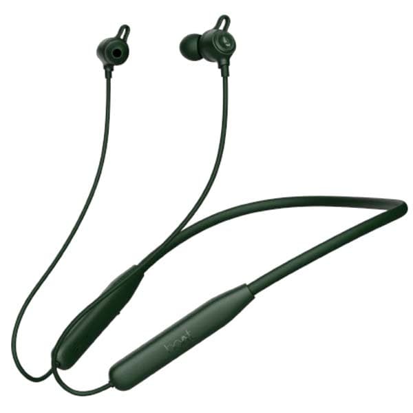 boAt Rockerz 109 Bluetooth Neckband with 40 hrs Playback,ENx Technology, Beast Mode (60ms), Magnetic Buds, Dual Pairing, ASAP Charge, IPX5 Water Resistance (Fern Green) - 1