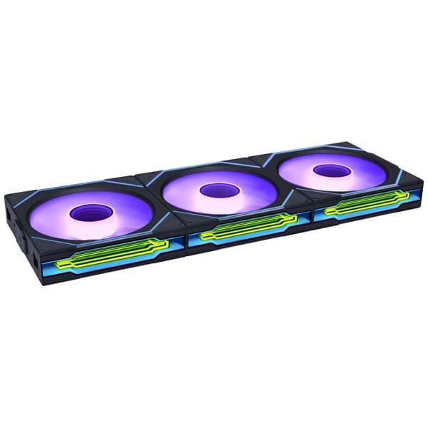 Lian Li UNI Fan SL Infinity Wireless 120mm Triple Pack Fan Black (12SLIN1W3B) - 1
