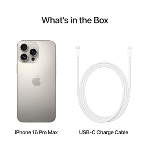 Apple iPhone 16 Pro Max 512 GB – Natural Titanium - 2