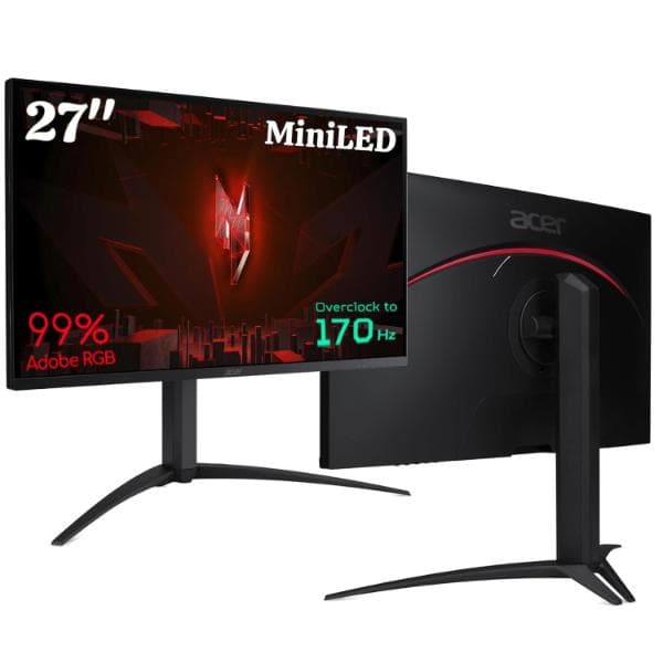 Acer Nitro XV275U P3 27 Inch VA WQHD 384 Zone Mini LED Gaming Monitor - 1