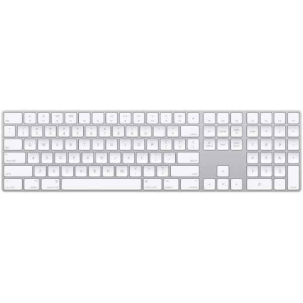 Apple Magic Keyboard with Numeric Keypad, US English, Silver, MXCJ3HN/A - 1