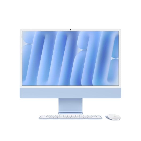 Apple iMac 60.96 cm (24 inch) All-In-One Desktop (10-Core Apple M4 Chip/4 Ports/24 GB RAM/512 GB), MD2T4HN/A, Blue