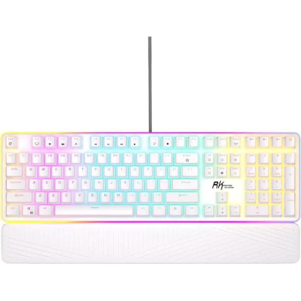 RK ROYAL KLUDGE RK918 Wired Mechanical Keyboard Blue Switch - White