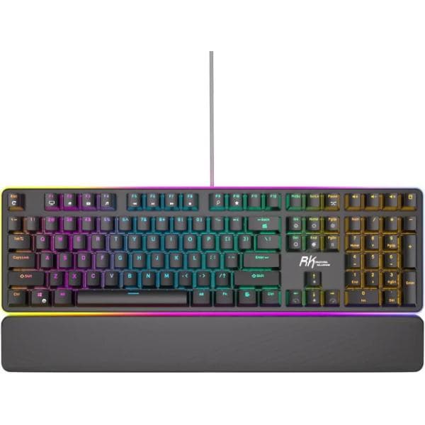 RK ROYAL KLUDGE RK918 Wired Mechanical Keyboard Brown Switch - Black - 2