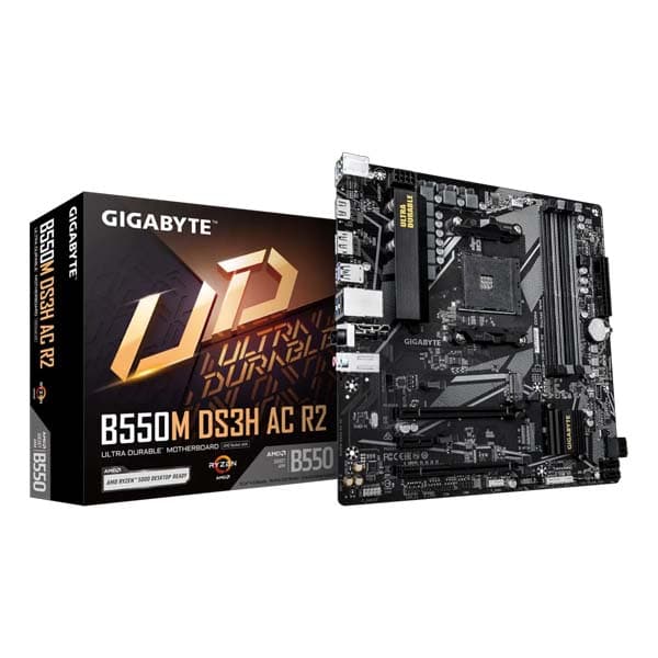 Gigabyte B550M DS3H AC R2 DDR4 Motherboard - 1