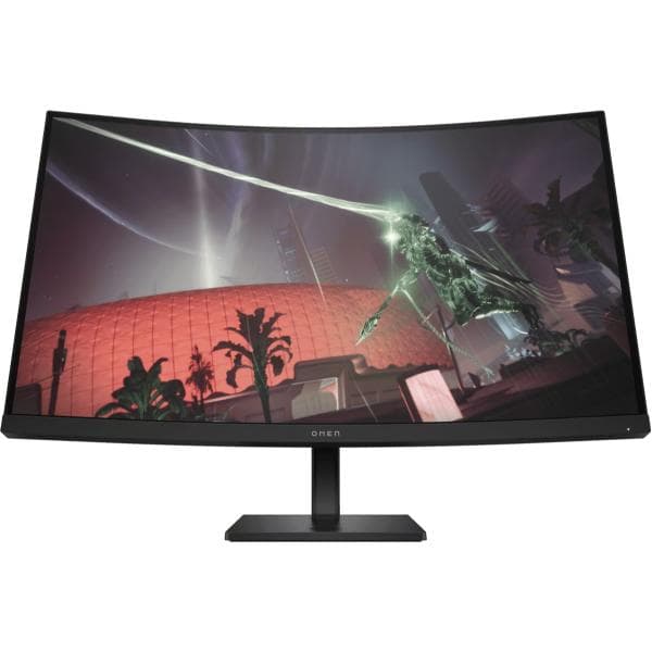 HP OMEN 31.5 inch QHD 165Hz Curved Gaming Monitor - OMEN 32c; Adjustable Stand; VESA mountable; Eyesafe® Certified Eye Ease; HDR, 780K7AA - 1