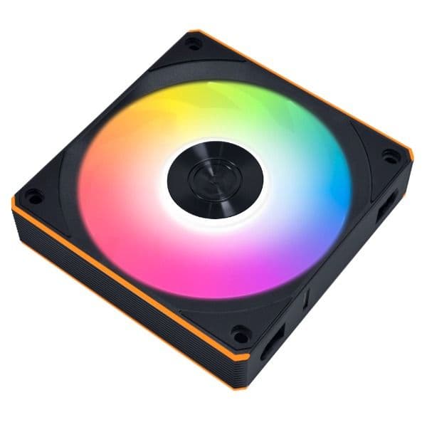 Lian Li 12CL1W1B UNI Fan CL Wireless 120 Single Pack - 2.4 GHz Wireless Signal RGB & PWM PC Case Fans Control - Black - 1