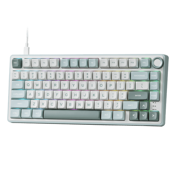 RK ROYAL KLUDGE R75 Skycyan Mechanical Keyboard Silver Switch - 2