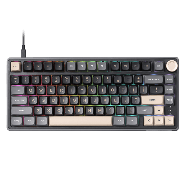 RK ROYAL KLUDGE R75 Phantom Mechanical Keyboard K Silver Switch