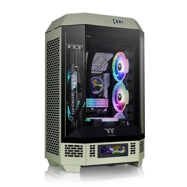 Thermaltake The Tower 300 Matcha Green Micro Tower Chassis Micro-ATX - 1