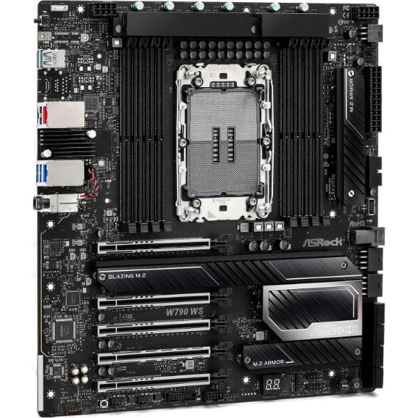 ASRock W790 WS R2.0 LGA 4677 Intel W790 E-ATX Motherboard - 3