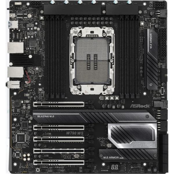 ASRock W790 WS R2.0 LGA 4677 Intel W790 E-ATX Motherboard - 4