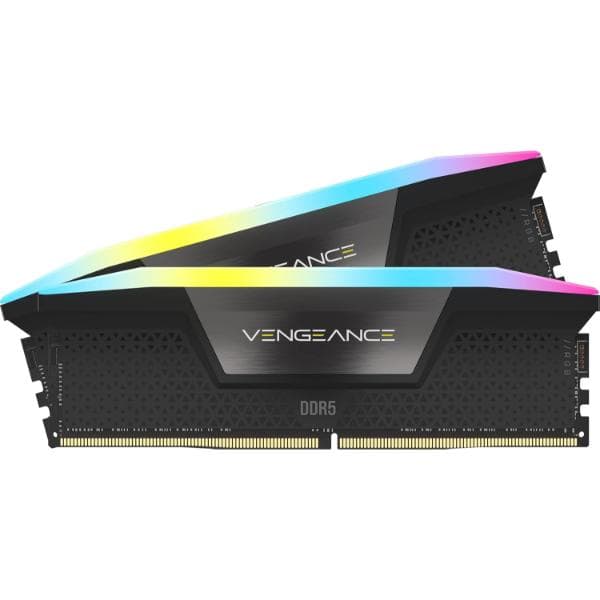 Corsair Vengeance RGB Grey 32GB (16GBx2) 6400MHz CL32 DDR5 RAM - 1