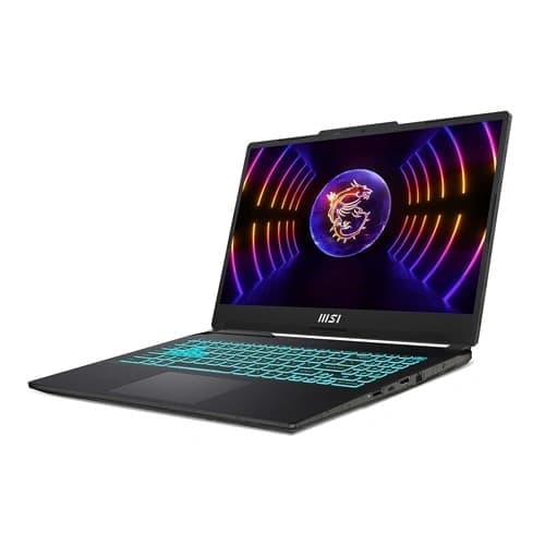 MSI Cyborg 15, Intel 12th Gen. i5-12450H, 40CM FHD 144Hz Gaming Laptop (16GB/512GB NVMe SSD/Windows 11 Home/MSO 2021/NVIDIA GeForce RTX 3050, GDDR6 6GB/Translucent Black/1.9Kg) A12UDX-1468IN