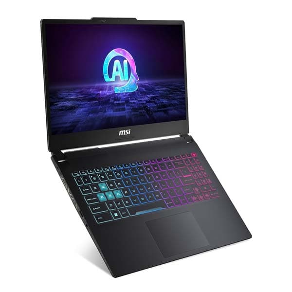MSI Cyborg 15 AI,Intel Series 1 Core Ultra 7 155H,40CM FHD 144Hz Gaming Laptop (16GB/512GB NVMe SSD/Windows 11 Home/Office 2021/GeForce RTX 4050,GDDR6 6GB/Translucent Black/1.98Kg) A1VEK-096IN - 2