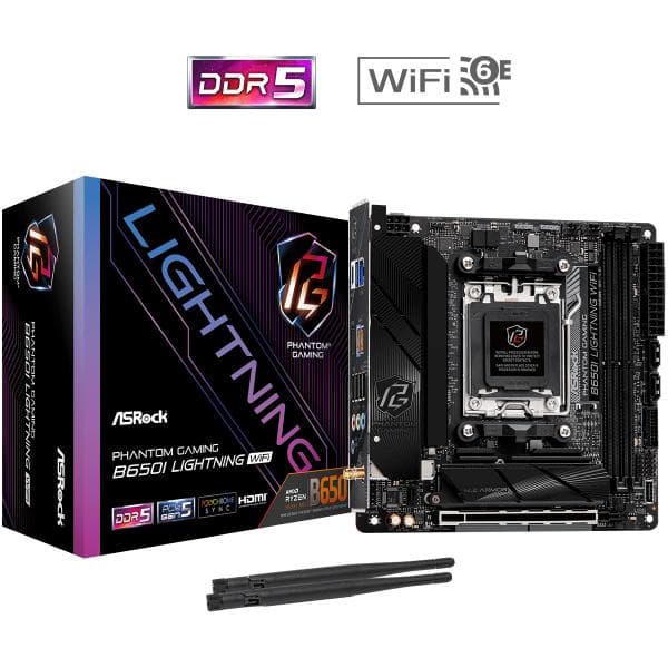 ASROCK B650I Lightning WiFi MOTHERBOARD - 1