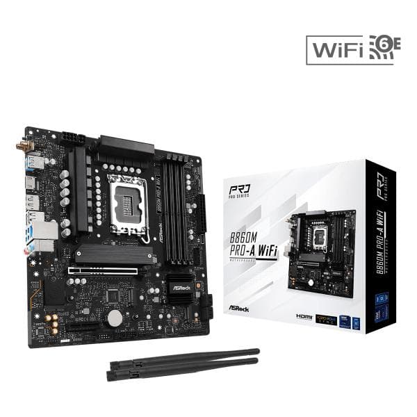 ASROCK B860M-PRO-A-WIFI MOTHERBOARD - 1