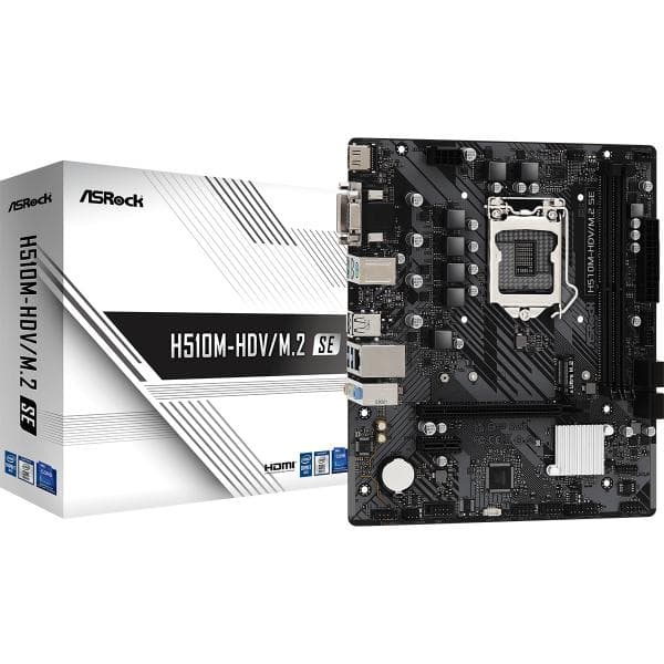 ASROCK H510M-HDV/M.2 SE MOTHERBOARD - 1