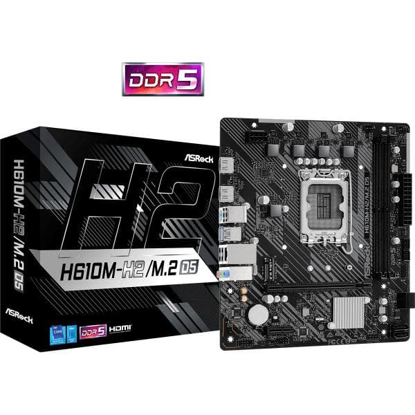 ASROCK H610M-H2/M.2 D5 MOTHERBOARD