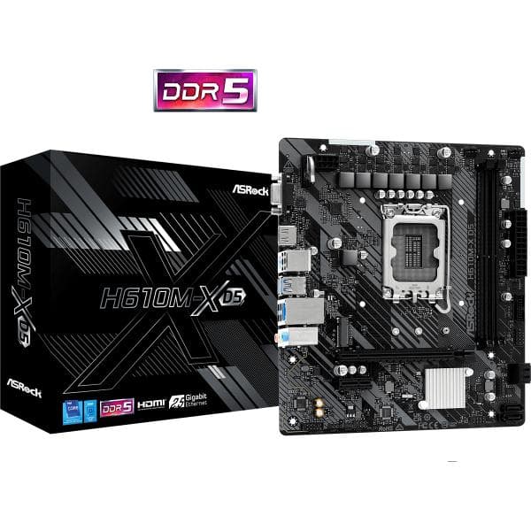 ASROCK H610M-X D5 MOTHERBOARD - 1