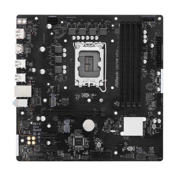 ASROCK Q670M vPro MOTHERBOARD - 1