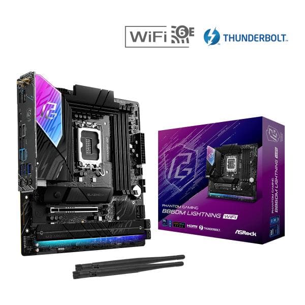 Asrock PHANTOM GAMING B860M Lightning WiFi - 1