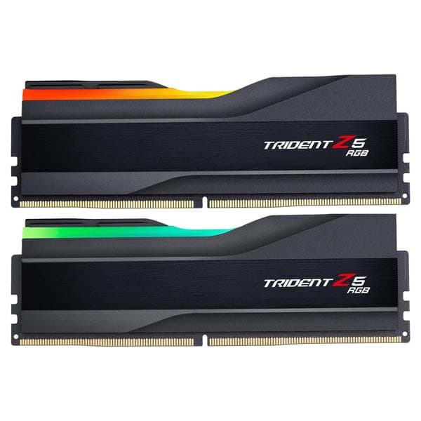 G.SKILL Trident Z5 RGB Series 128GB (2 x 64GB) DDR5 RAM F5-6000J3444F64GX2-TZ5RK - 1