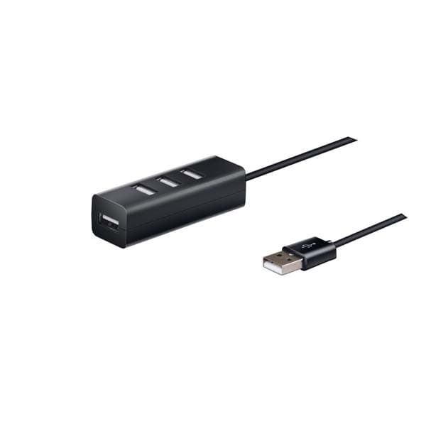 Hammok Axis USB 2.0 4 Port Hub (Black)