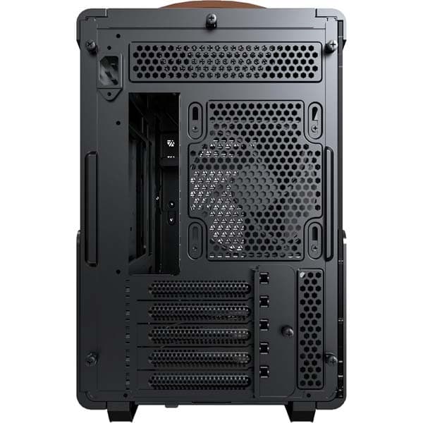MONTECH Heritage PRO mATX Compact Leather Gaming Chassis with Signature Handle Design (Black) - 3