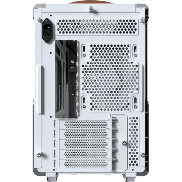 MONTECH Heritage PRO mATX Compact Leather Gaming Chassis with Signature Handle Design (White) - 3