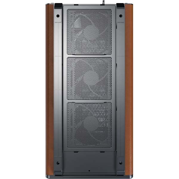 MONTECH Heritage PRO mATX Compact Leather Gaming Chassis with Signature Handle Design (Black) - 4