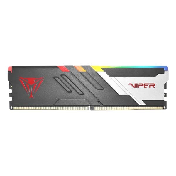 Patriot Viper Venom RGB DDR5 16GB (1X16GB) 5600MHz CL36 1.25v UDIMM Desktop Gaming Memory (PVVR516G56C36) - 1