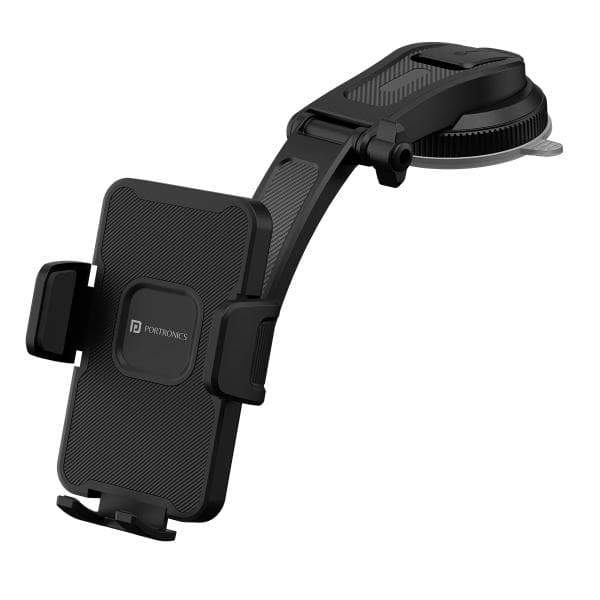 Portronics Clamp M5 Car Phone Holder - 1