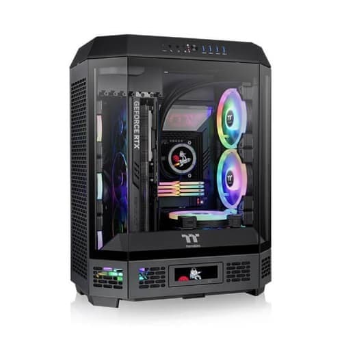 Thermaltake The Tower 600 ATX Mid Tower Case (Black) - 1